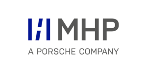 MHP A Porsche Company (logo)