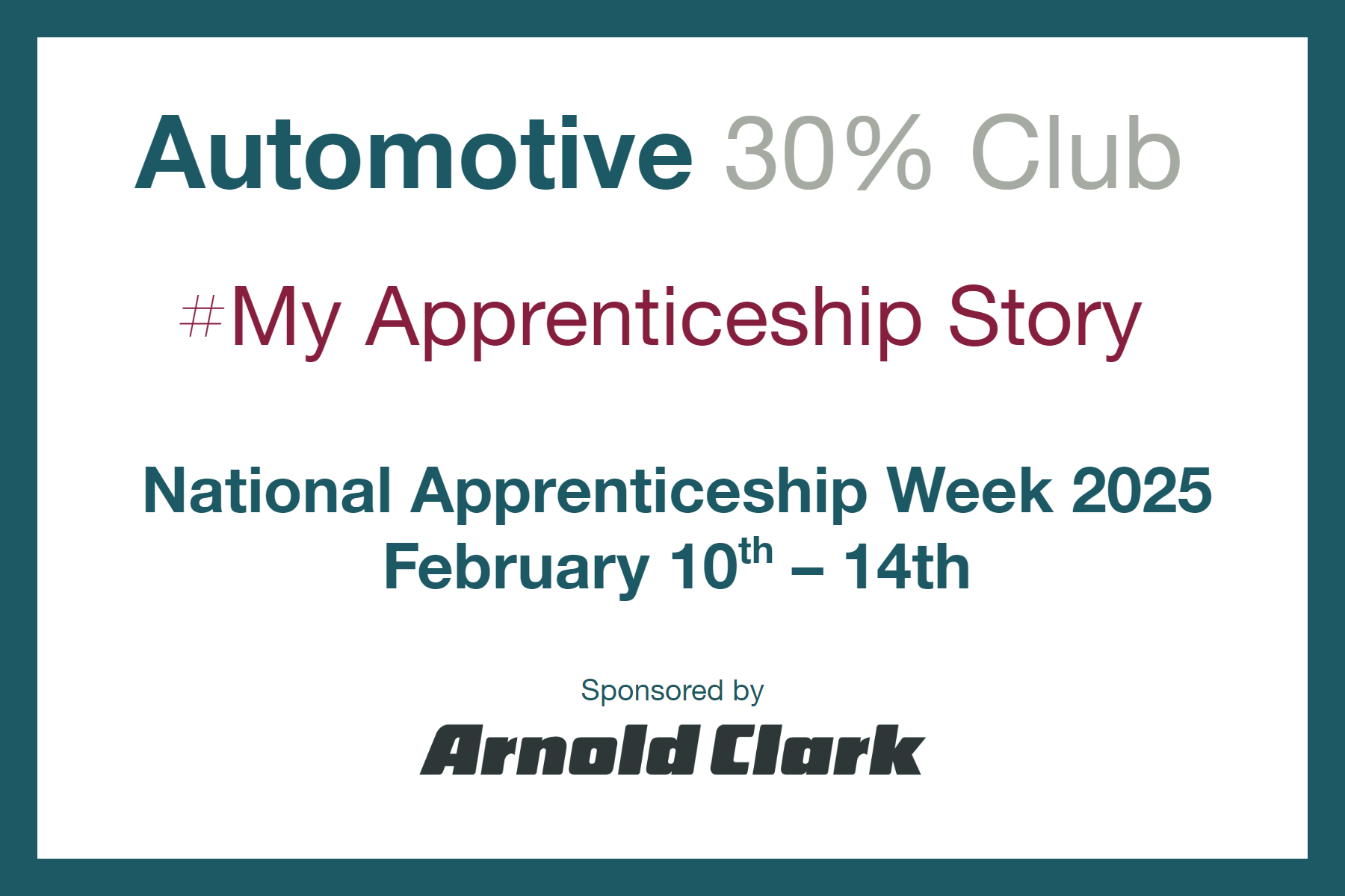 My Apprenticeship Story 2025 (campaign logo tile)